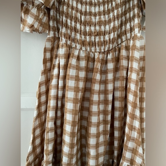 Princess Polly - Adelio Mini Dress Brown - Picture 4 of 5